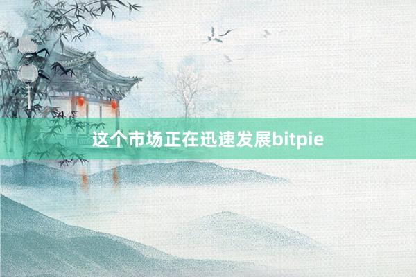 这个市场正在迅速发展bitpie