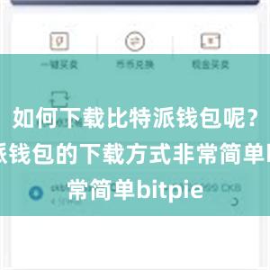 如何下载比特派钱包呢？比特派钱包的下载方式非常简单bitpie